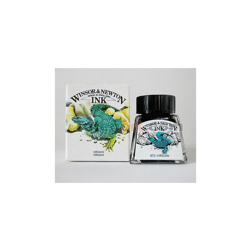 Drawing Ink Viridian, Winsor & Newton, 14 ml.