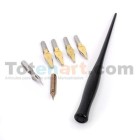 Kit 6 nibs writting and 1 handles Speedball