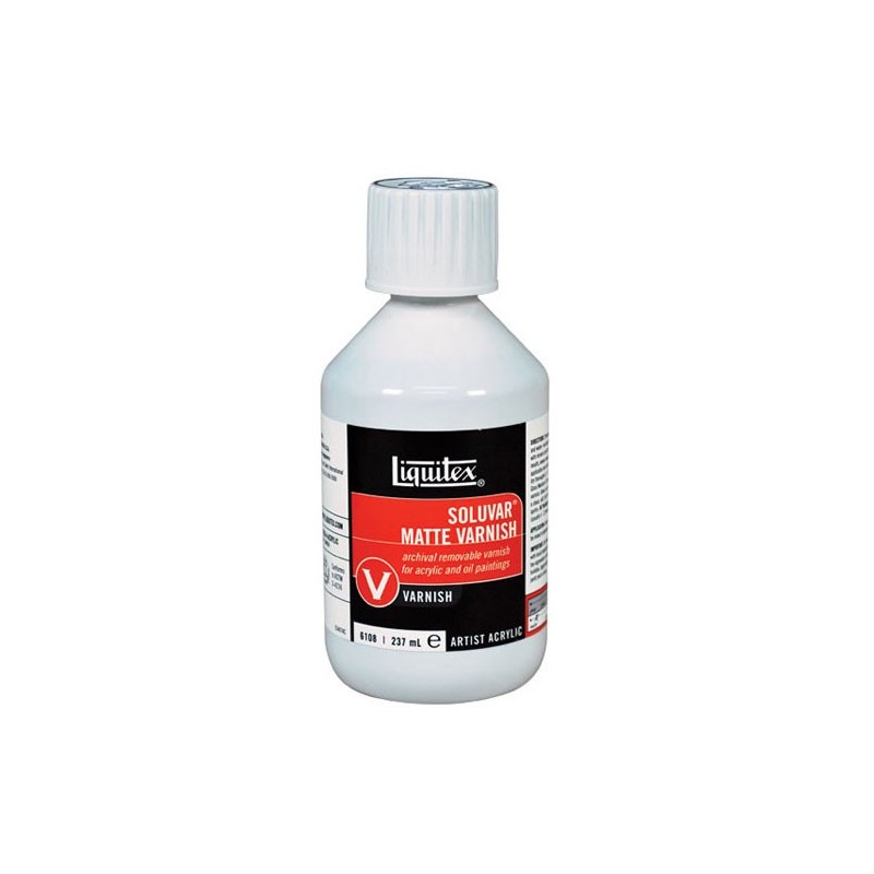 Fine art shop - Soluvar mate varnish, Liquitex 237 ml. | totenart.com