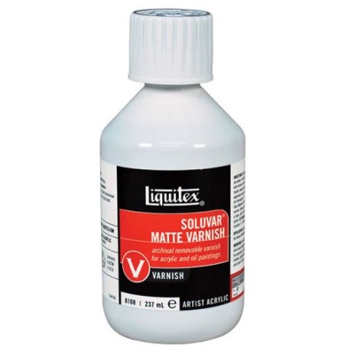 Fine art shop - Soluvar mate varnish, Liquitex 237 ml. | totenart.com