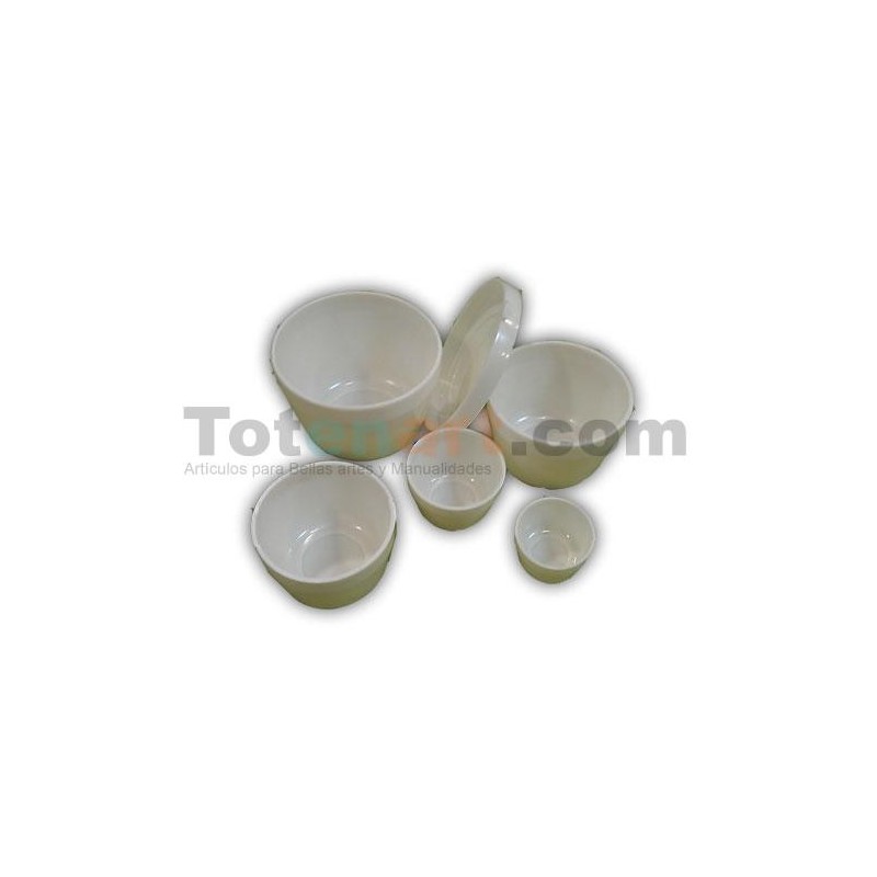 Set 5 plastic cube, 3-7 cm.