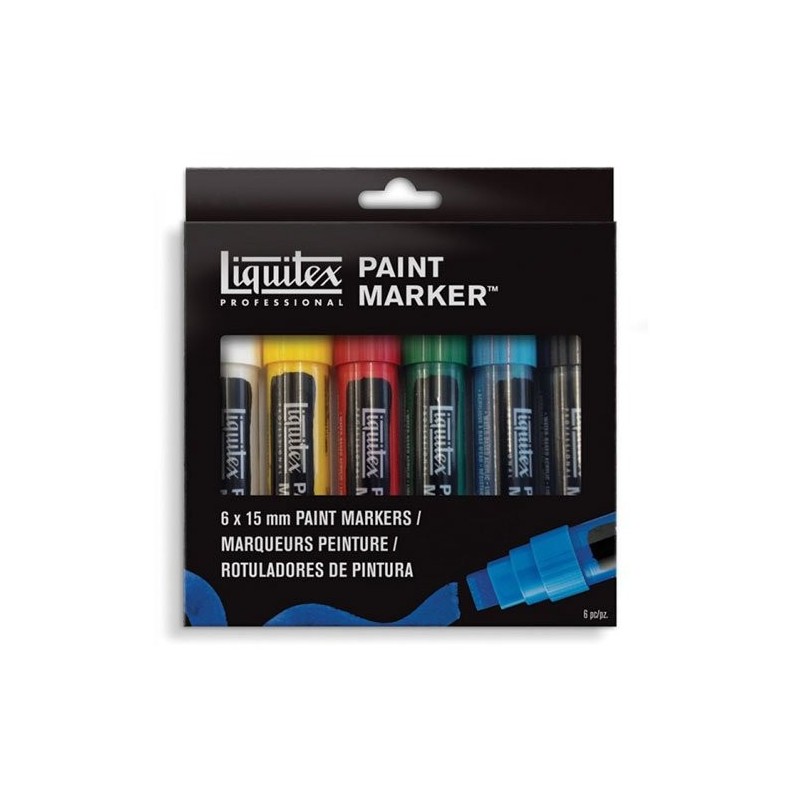 Fine art shop - Liquitex Paint Marker, set 6 uds 18 mm. | totenart.com\n