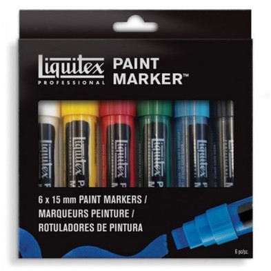 Fine art shop - Liquitex Paint Marker, set 6 uds 18 mm. | totenart.com\n