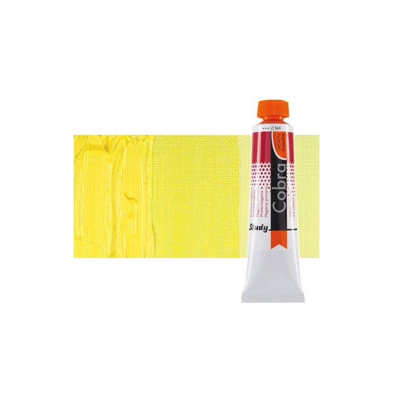 Fine art shop - Water mixable oil colour Cobra Study colour permanent yellow lemon (40 ml) | totenart.com\n