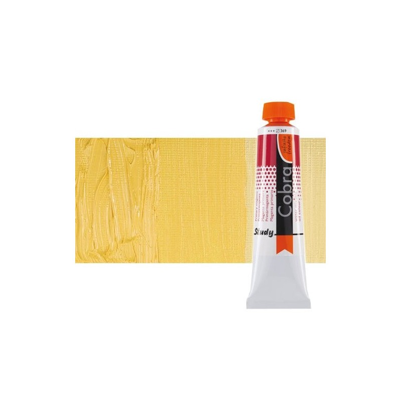 Fine art shop - Water mixable oil colour Cobra Study colour Naples dark yellow (40 ml) | totenart.com\n