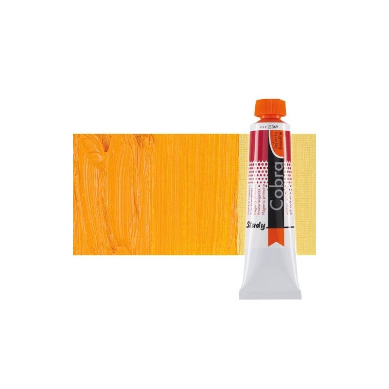 Fine art shop - Water mixable oil colour Cobra Study colour permanent dark yellow (40 ml) | totenart.com\n