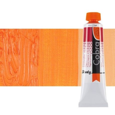 Fine art shop - Water mixable oil colour Cobra Study colour permanent orange (40 ml) | totenart.com\n