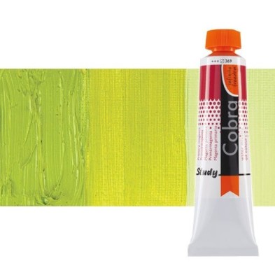 Fine art shop - Water mixable oil colour Cobra Study colour yellowish green (40 ml) | totenart.com\n