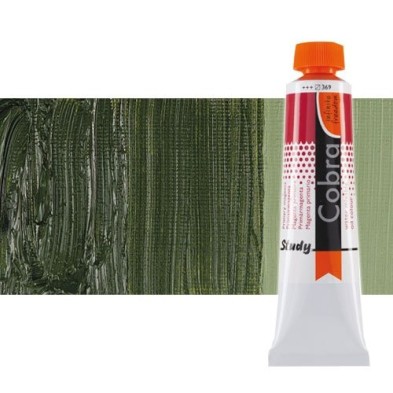 Fine art shop - Water mixable oil colour Cobra Study colour olive green (40 ml) | totenart.com\n