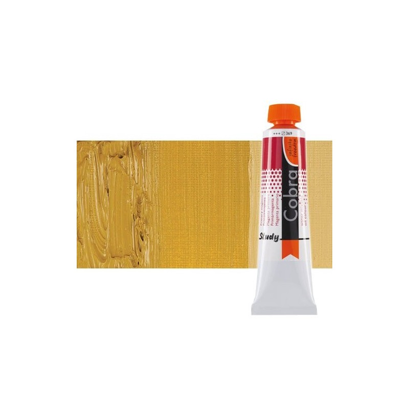 Fine art shop - Water mixable oil colour Cobra Study colour yellow ocher (40 ml) | totenart.com\n