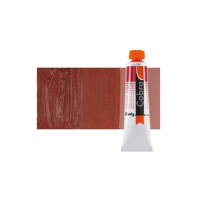 Fine art shop - Water mixable oil colour Cobra Study colour English red (40 ml) | totenart.com\n