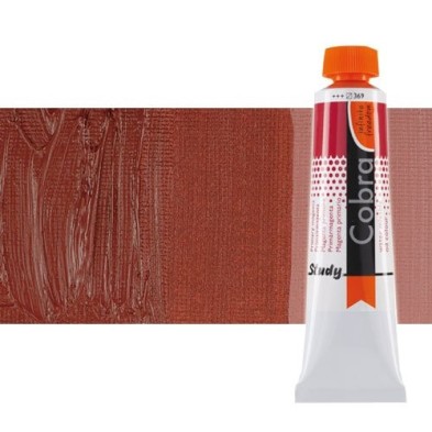 Fine art shop - Water mixable oil colour Cobra Study colour English red (40 ml) | totenart.com\n