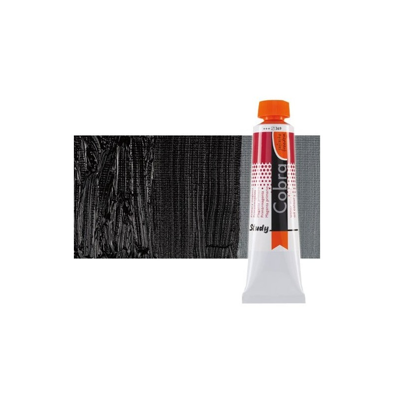 Fine art shop - Water mixable oil colour Cobra Study colour black ivory (200 ml) | totenart.com\n