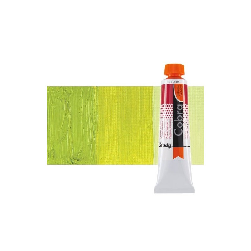Fine art shop - Water mixable oil colour Cobra Study colour yellowish green (200 ml) | totenart.com\n