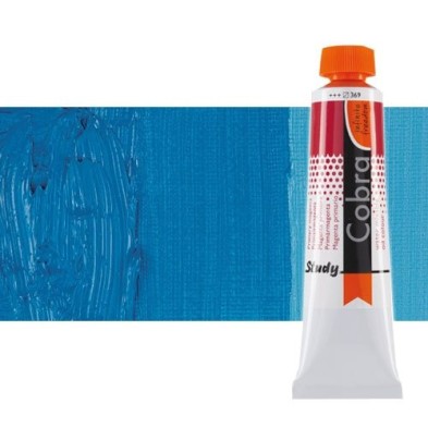 Fine art shop - \nWater mixable oil colour Cobra Study colour primary cyan (200 ml) | totenart.com\n
