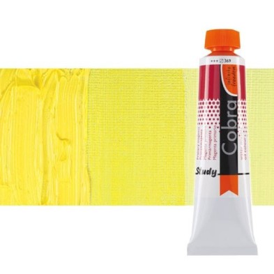Fine art shop - Water mixable oil colour Cobra Study colour permanent lemon yellow (200 ml) | totenart.com\n
