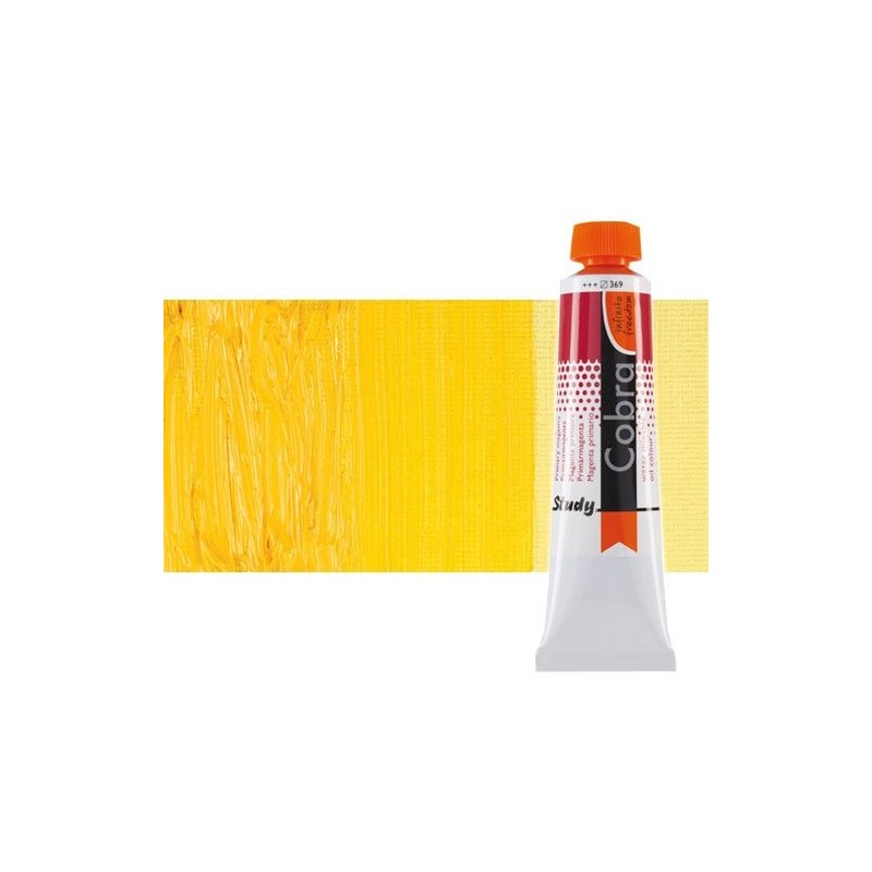 Fine art shop - Water mixable oil colour Cobra Study colour permanent medium yellow (200 ml) | totenart.com\n