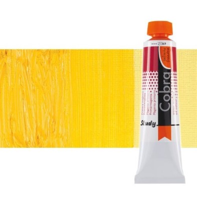 Fine art shop - Water mixable oil colour Cobra Study colour permanent medium yellow (200 ml) | totenart.com\n