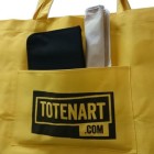 Fine art shop - Canvas and folders holder bag with pocket (81x68 cm) | totenart.com