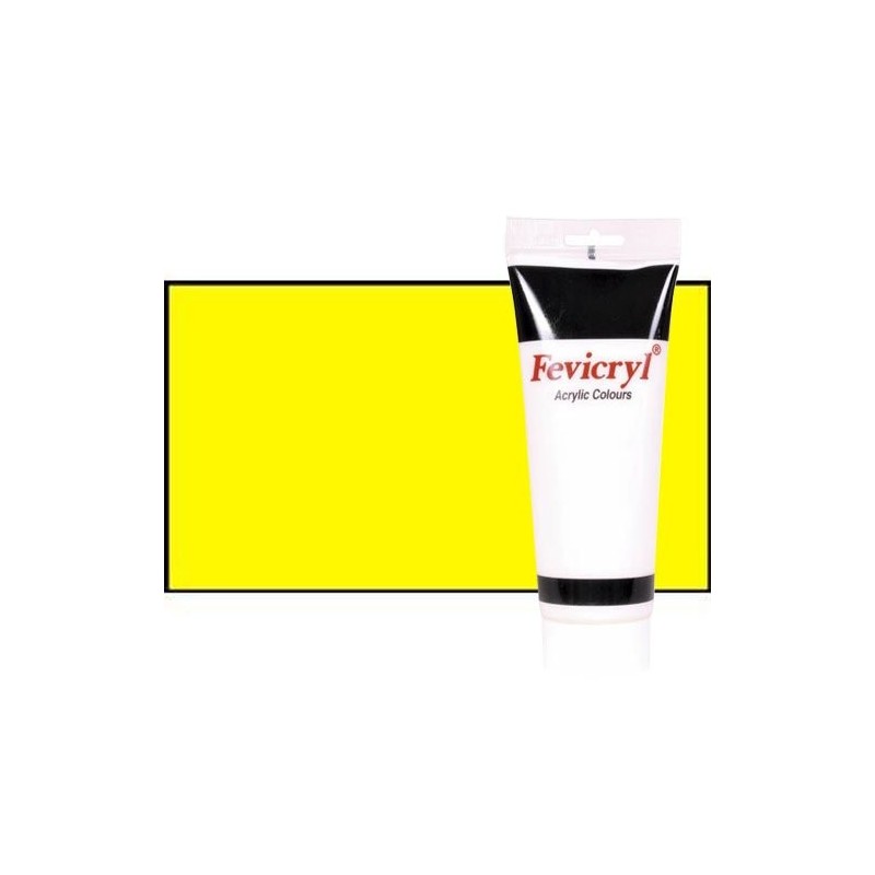 Fine art shop - Acrylic Fevicryl, Yellow (primary), 200 ml. | totenart.com