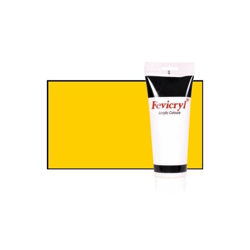 Fine art shop - Acrylic Fevicryl, Cadmium Yellow Medium, 200 ml. | totenart.com