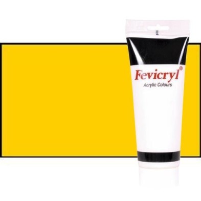 Fine art shop - Acrylic Fevicryl, Cadmium Yellow Medium, 200 ml. | totenart.com