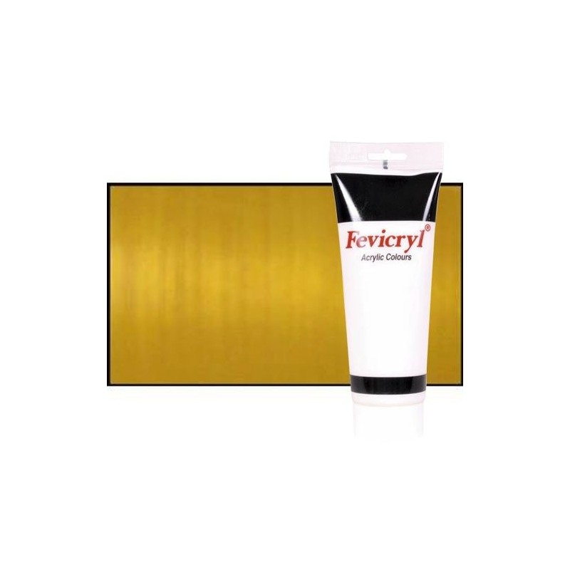 Fine art shop - Acrylic Fevicryl, Gold, 200 ml. | totenart.com