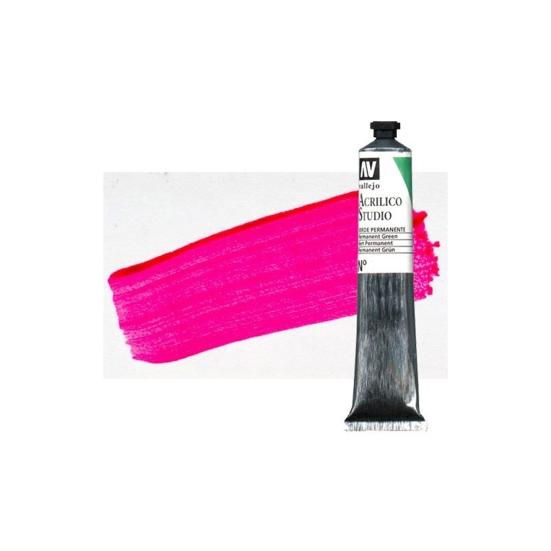 Fine art shop - Acrylic Vallejo, Fluorescent Pink Red, 58 ml. | totenart.com