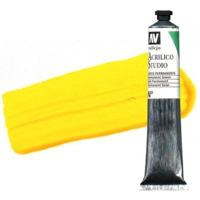 Fine art shop - Acrylic Vallejo, Azo Yellow Orange, 58 ml. | totenart.com