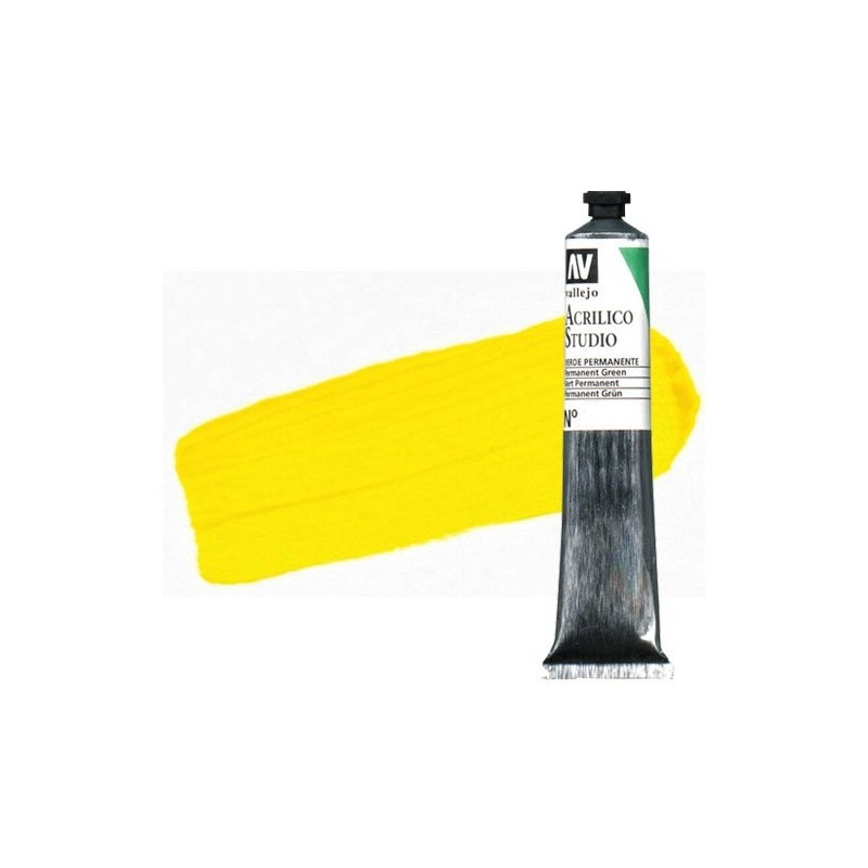Fine art shop - Acrylic Vallejo, Cadmium Yellow Deep, 58 ml. | totenart.com