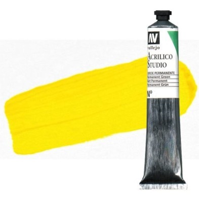 Fine art shop - Acrylic Vallejo, Cadmium Yellow Deep, 58 ml. | totenart.com