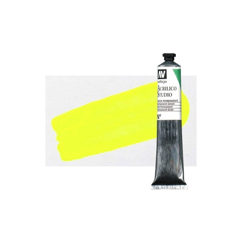 Fine art shop - Acrylic Vallejo, Fluorescent Lemon Yellow, 58 ml. | totenart.com