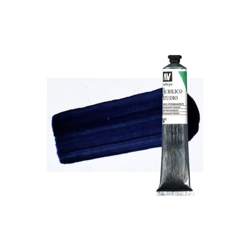 Fine art shop - Acrylic Vallejo, Prussian Blue Phtalo, 58 ml. | totenart.com