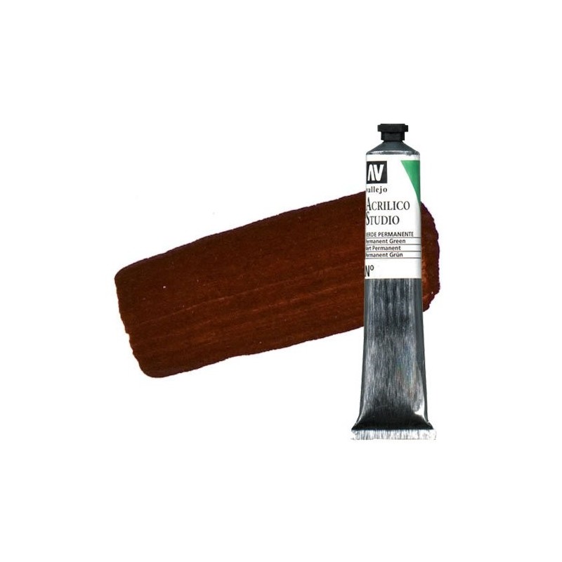 Fine art shop - Acrylic Vallejo, Burnt Sienna, 58 ml. | totenart.com