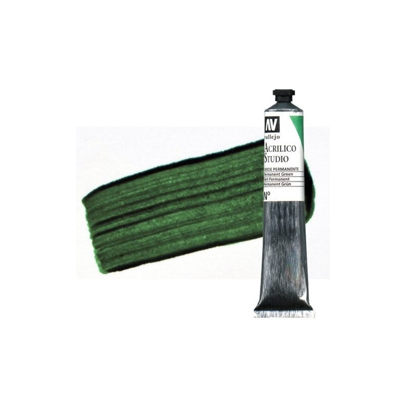 Fine art shop - Acrylic Vallejo, Phtalo Green, 58 ml. | totenart.com