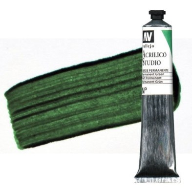 Fine art shop - Acrylic Vallejo, Phtalo Green, 58 ml. | totenart.com