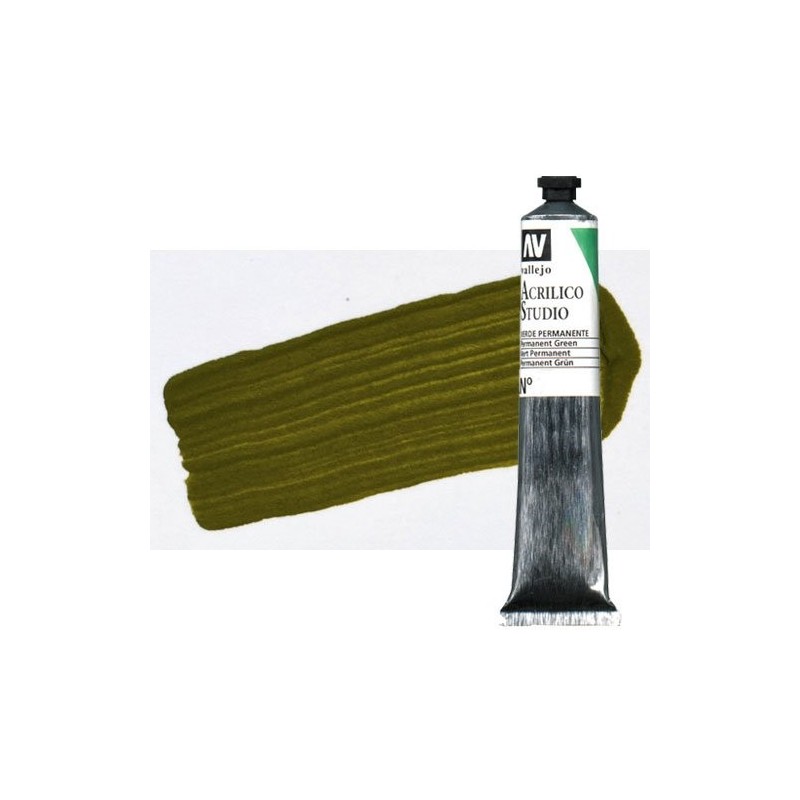 Fine art shop - Acrylic Vallejo, Olive Green, 58 ml. | totenart.com