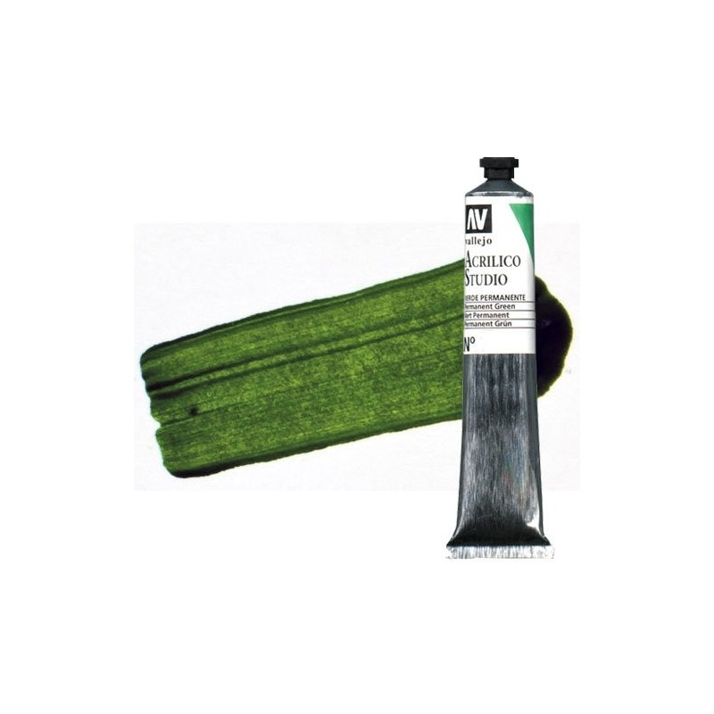 Fine art shop - Acrylic Vallejo, Sap Green, 58 ml. | totenart.com