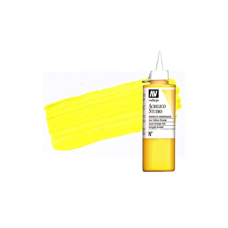 Fine art shop - Acrylic Vallejo, Cadmium Lemon Yellow, 200 ml. | totenart.com