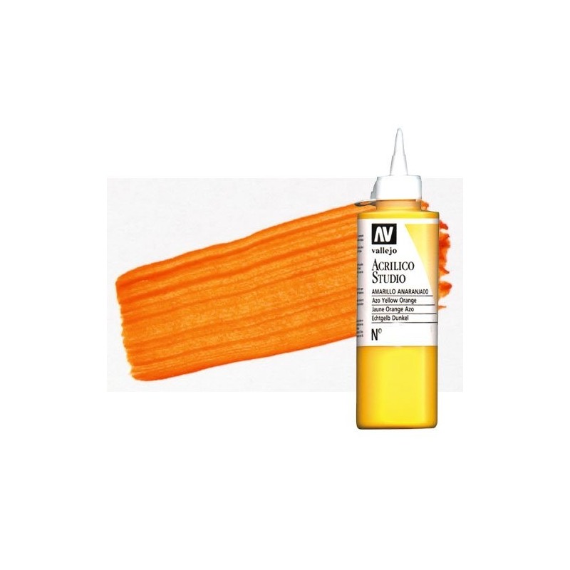 Fine art shop - Acrylic Vallejo, Orange, 200 ml. | totenart.com
