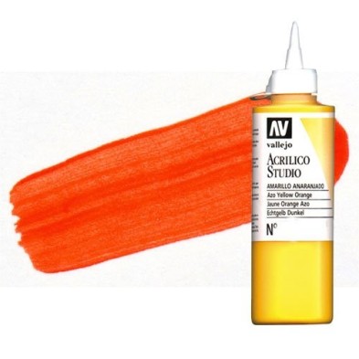 Fine art shop - Acrylic Vallejo, Fluorescent Red, 200 ml. | totenart.com