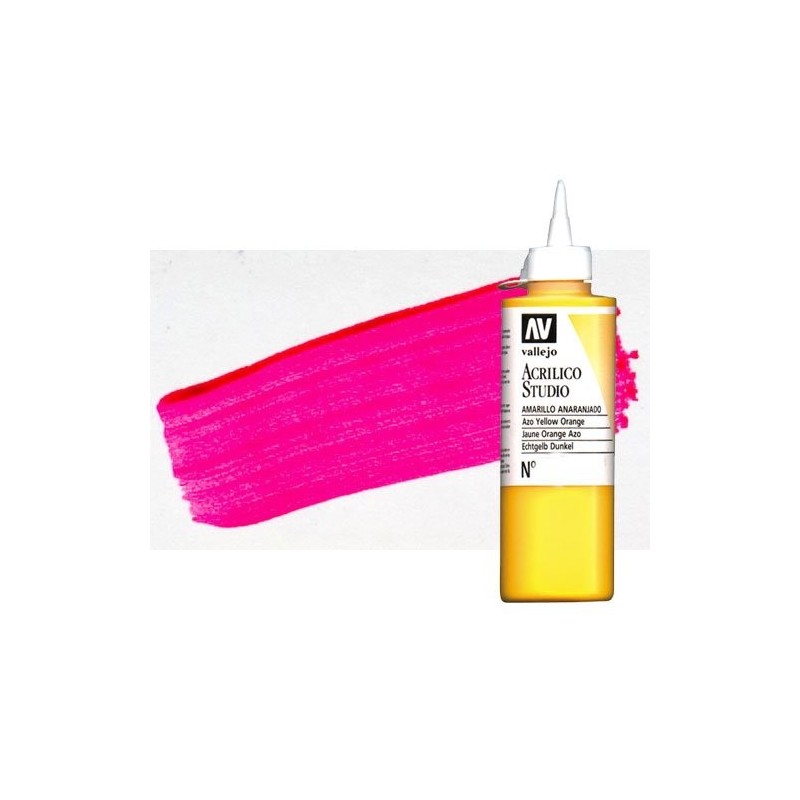 Fine art shop - Acrylic Vallejo, Fluorescent Pink Red, 200 ml. | totenart.com
