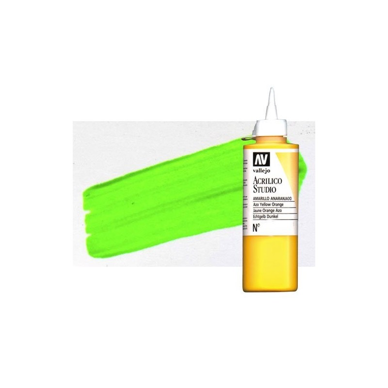 Fine art shop - Acrilico Vallejo, Fluorescent Green, 200 ml. | totenart.com