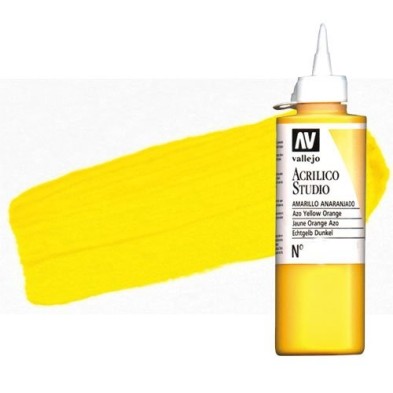 Fine art shop - Acrylic Vallejo, Cadmium Yellow Deep, 200 ml. | totenart.com