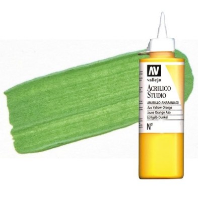 Fine art shop - Acrylic Vallejo, Chromium Green Pale, 200 ml. | totenart.com