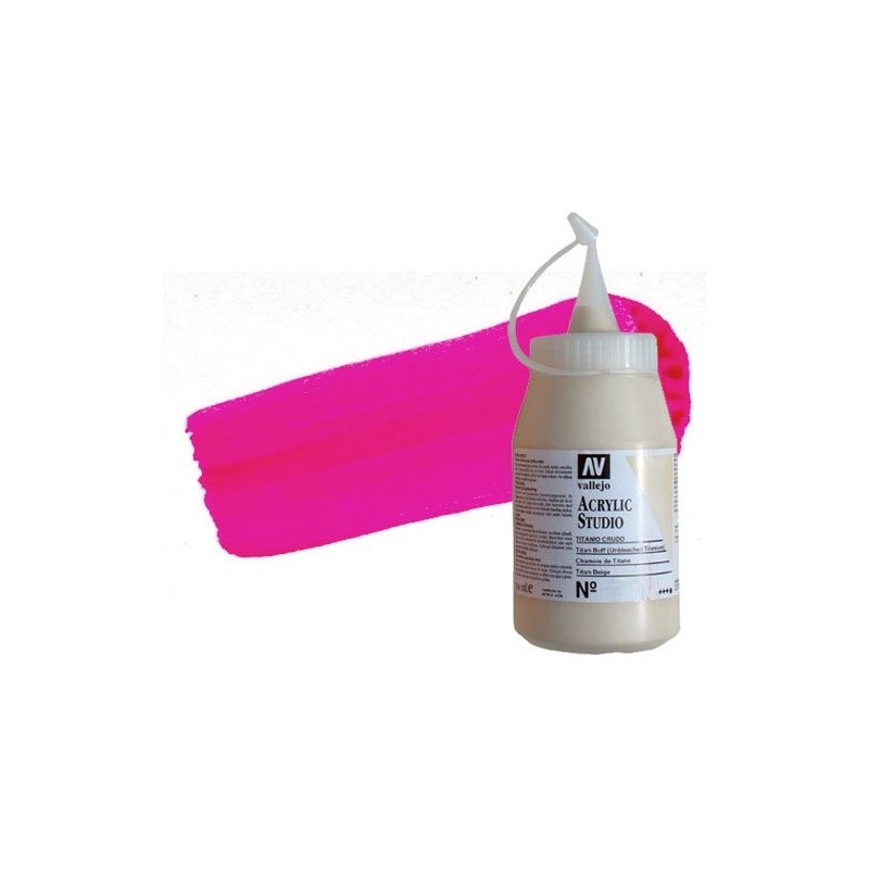 Fine art shop - Acrilico Vallejo, Fluorescent Magenta, 500 ml. | totenart.com