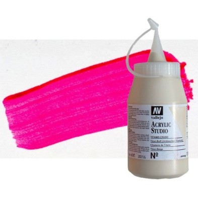 Fine art shop - Acrylic Vallejo, Fluorescent Pink Red, 500 ml. | totenart.com