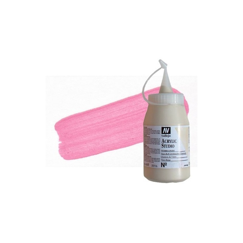 Fine art shop - Acrilico Vallejo, Quinacridone Pink, 500 ml. | totenart.com