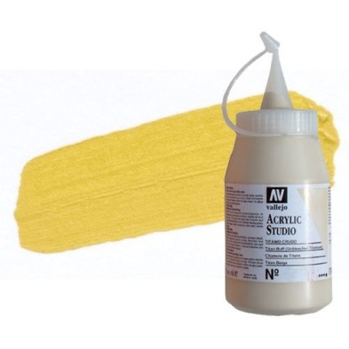 Fine art shop - Acrilico Vallejo, Naples Yellow, 500 ml. | totenart.com
