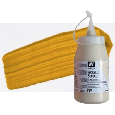 Fine art shop - Acrilico Vallejo, Iron Oxide Yellow, 500 ml. | totenart.com
